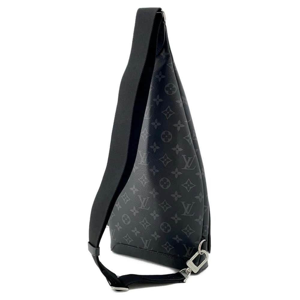 Louis Vuitton Monogram Black Bag Sling Duo Eclipse Taiga Black